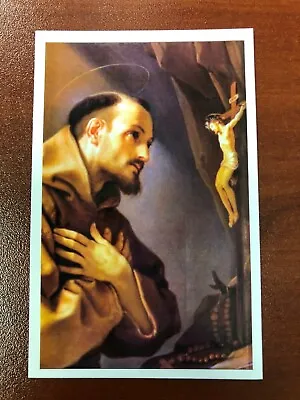 Holy Card Relic Saint Francis Of Assisi Third Class Relic #FA0001 • $1