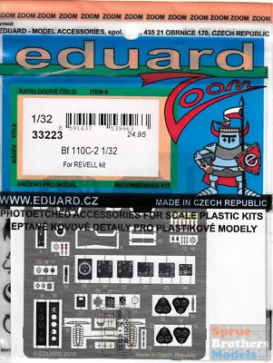 EDU33223 1:32 Eduard Color Zoom PE - Bf 110C-2 (REV Kit) • $29.74