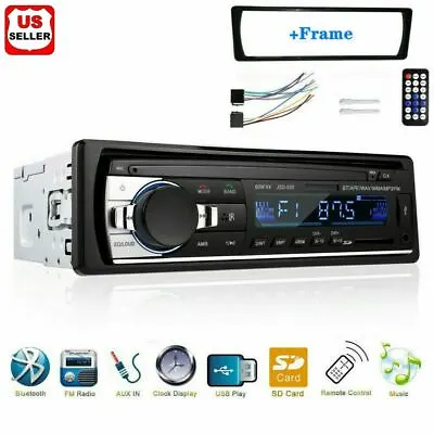 Bluetooth Car Stereo Audio In-Dash FM Aux Input Receiver SD USB MP3 Radio Player • $18.98