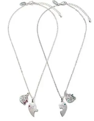 Me To You Crystal Tatty Teddy Set Of 2 Best Friend Necklaces Sliver • £11.50