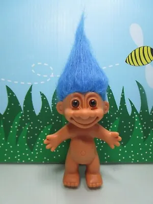 BLUE HAIRED NAKED TROLL  - 5  Russ Troll Doll - NEW IN ORIGINAL BAG • $13.95