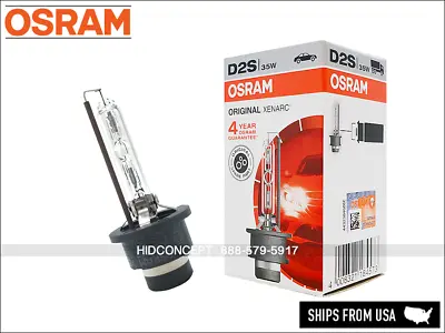 $44.99 • Buy Osram D2S Xenarc OEM 4300K HID Xenon Headlight Bulb 66240 35W DOT Germany 1-Pack
