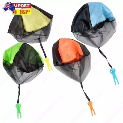 NEW Hand Throwing Kids Mini Play Parachute Toy Man Model Outdoor Sports Toys • $7.58