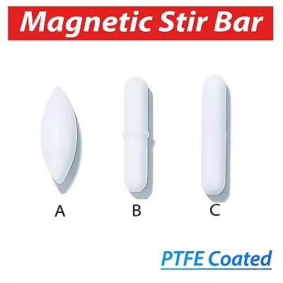 Magnetic Stir Bar-PTFE Coated Magnetic Stirrer Bars Followers-Wide Range 5-100mm • $3.25