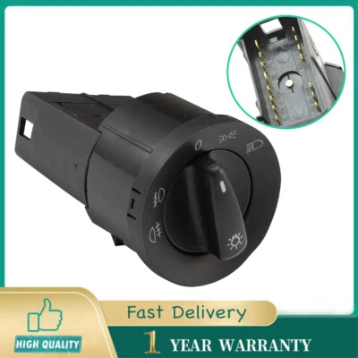 $14.99 • Buy Front Headlight Fog Light Control Switch For 98-12 VW Beetle Golf Jetta Passat