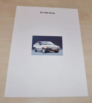 Lada Samara Forma Deutsche 21099 VAZ Russian Brochure Prospekt DE • $6.99