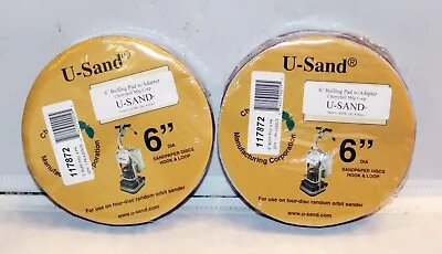 (10 Packs) Cherryhill U-Sand 6  Buff Pad U-600K Kit QTY 4 DISCS • $75