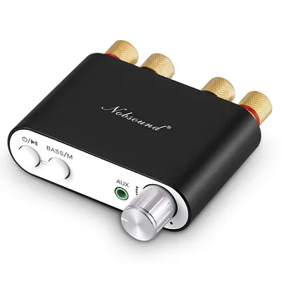 Mini Digital Amplifier Bluetooth 5.0 Receiver Stereo USB Player Power Amp 50W×2 • $35.99