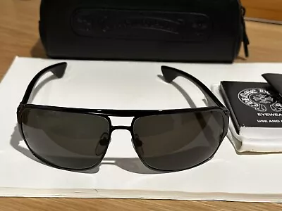 Chrome Hearts  Sunglasses “ Mount” Model SBK-EBPV 65 14-129 • $1100