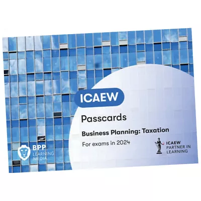 ICAEW Business Planning: Taxation : Passcards (Spiral Bound) • £12.99