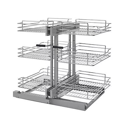 Rev-A-Shelf Pull Out Corner Cabinet Organizer W/Soft-Close 3 Tier 5PSP3-15SC-CR • $538.99