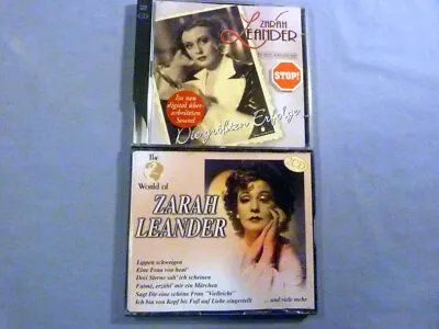 The World Of Zarah Leander & Die Grossen Erfolge - Two 2-CD Sets • $10.95