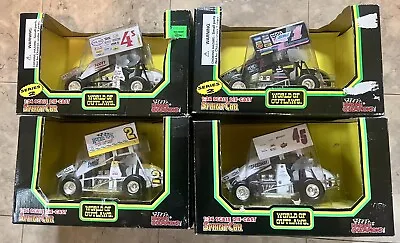 ☆ LOT 4 Racing Champions Sprint Car World Of Outlaws 1:24 DieCast #1 #2 #45 #4s • $40.95