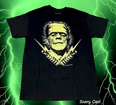 New Frankenstein Bride Of Horror Boris Karloff 1935 Black Mens Vintage T-Shirt • $19.95