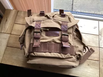 Camera Bag/Rucksack. Canvas And Leather. Excellent Condition • £15