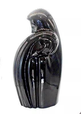 Vintage Haeger Art Pottery LOVER'S EMBRACE #6051 Statue Large 18” Black 1980 • $55