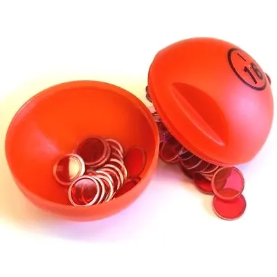 Bingo Chips Magnetic Pick-Up Red Ball W/100 Chips • $10.99