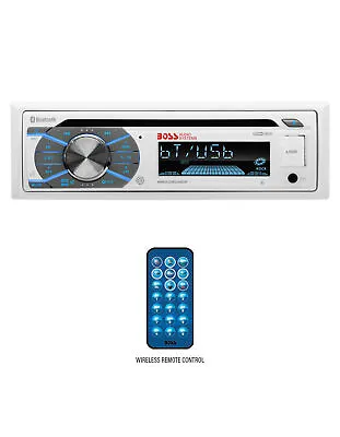 BOSS Audio Systems MR508UABW Marine Receiver Bluetooth CD USB AM/FM Aux-in • $82.84
