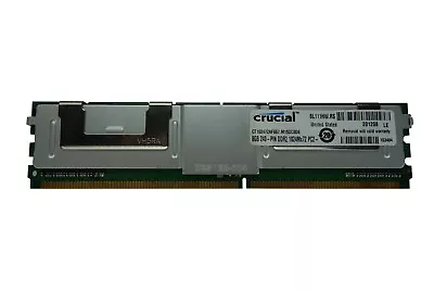 $24.95 • Buy Crucial 8GB DDR2-667 PC2-5300F 2Rx4 ECC 240Pin FBDIMM CT102472AF667.M18DC0D6