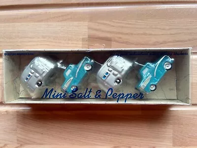 Salt & Pepper Cruet Set Shakers  2 X Car & 2 X Caravan …! • £19.95