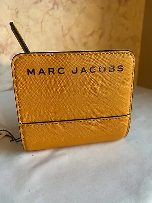 $89.99 • Buy Marc Jacobs Genuine Wallet Golden Poppy Credit Card Holder Coin Purse NWT Small