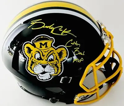 Brady Cook Signed Missouri Tigers Full Size Rep Helmet Mizzou Autograph Bas 129 • $269.99