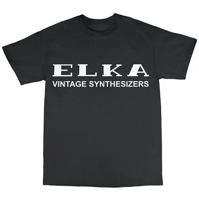 Elka Synthesizers T-Shirt 100% Cotton Synthex Retro Synthesiser Moog Roland • $18.91
