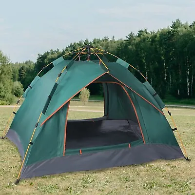 2-3 Man Full Automatic Instant Pop Up Camping Tent Family Outdoor/Hiking*Shelter • £24.58