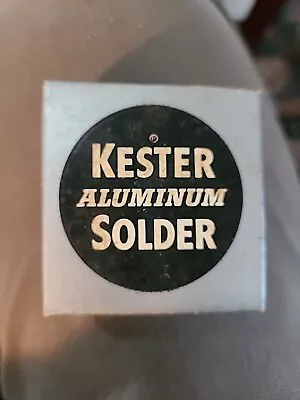 VINTAGE KESTER ALUMINUM Flux Core SOLDER  ONE OUNCE USED • $7.99