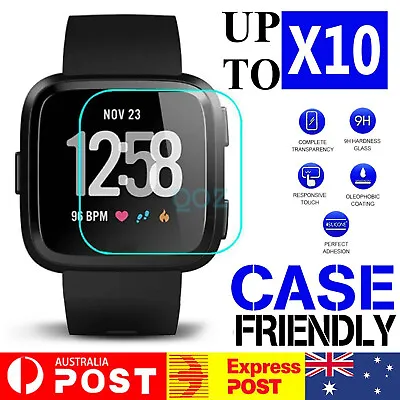 2/6/10x Tempered Glass Screen Protector For Fitbit Versa Smart Watch AU • $4.16