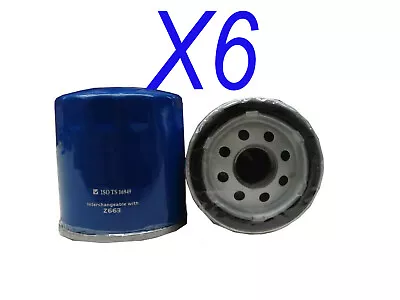 6X Oil Filter Fits Z663 For Ford Transit 2.2 TD (VM) 2006 - 2014 • $37.95