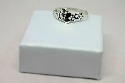 Solid Silver 925 Ladies Ring UK Handmade Size Available+ Gift Bag • £10.99