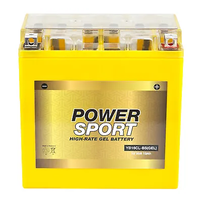 YB16CL-B 12V 19AH Gel Battery For Yamaha All Wave Runner Models 87-'08 • $69.49