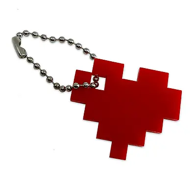 8 Bit Heart Logo | Keychain • $5