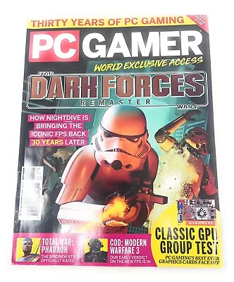 PC GAMER MAGAZINE JANUARY 2024 DARK FORCES REMASTER STAR WARS Issue Number 378 • $3.95