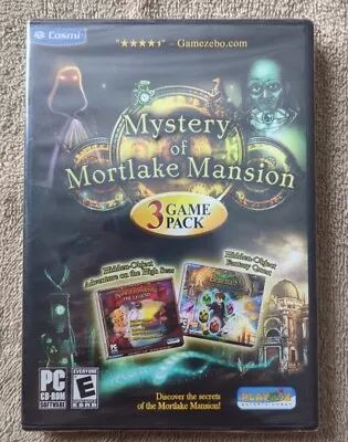Mystery Of Mortlake Mansion 3 Game Pack PC CD-ROM *Brand New* • $3