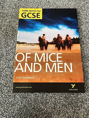 Of Mice And Men: York Notes For GCSE (Grades A*-G) By Martin Stephen (Paperback • £3.70
