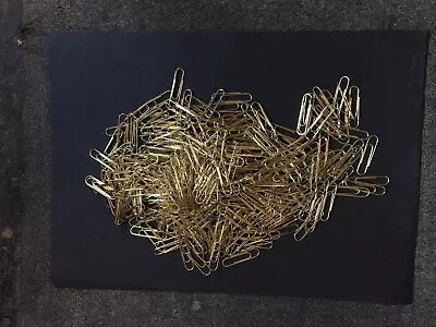 Gold Coloured Metal Paperclips X 150 (33mm) • £2.45