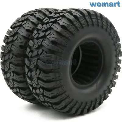 £19.19 • Buy 2pcs RC 1.9 Crawler Tires Mud Tyres OD 114mm For 1:10 RC 1.9 Beadlock Wheels Rim
