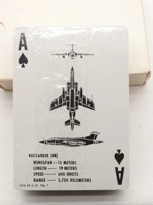 $9 • Buy Sealed 1979 US Army Aircraft Recognition Playing Cards Deck Vintage 44-2-10 