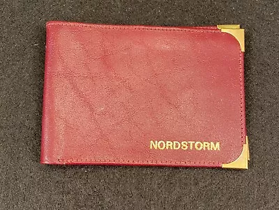Nordstrom Leather Wallet/Cardholder Burgundy New • $24