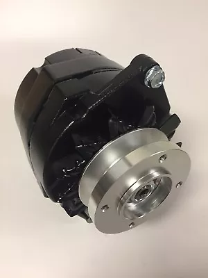 12v Neg 60a Black Alternator 1932-1938 Ford Flathead V8 W/ Radiator Fan Pulley  • $269.01