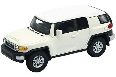 WELLY NEX TOYOTA FJ CRUISER Ivory White Top 1:34 1:39 Scales 4.5 Inch Toy Car • $11.80