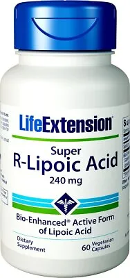 R-Alpha-Lipoic-Acid 240mg 60 Capsules | Potent Antioxidant | Inflammation Immune • £52.99