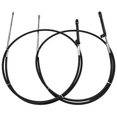 For Mercury Outboard Control Box GEN II Shift /Throttle Cable 7FT 2PCS 881104A25 • $76