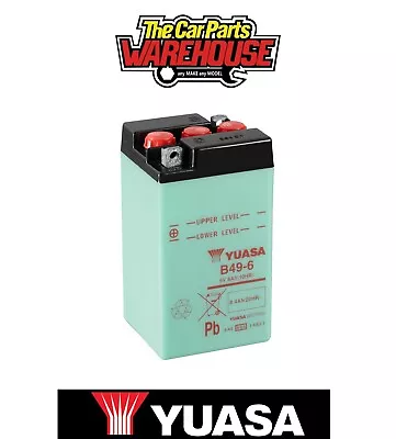 £44.95 • Buy Battery Yuasa B49-6 (DC) 6V 8Ah New Without Acid Pack