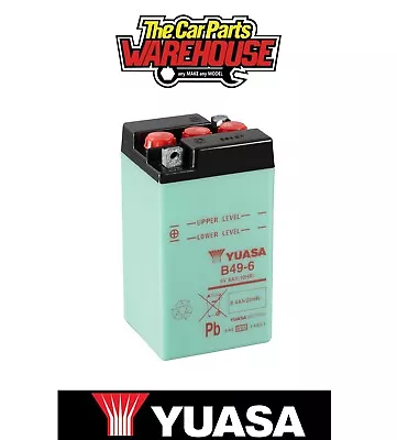 Battery Yuasa B49-6 (DC) 6V 8Ah New Without Acid Pack • £44.95