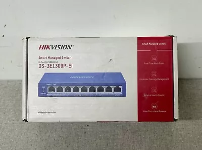 Hikvision DS-3E0510P-E 8-Port Gigabit PoE Compliant Unmanaged Network Switch • $54.95