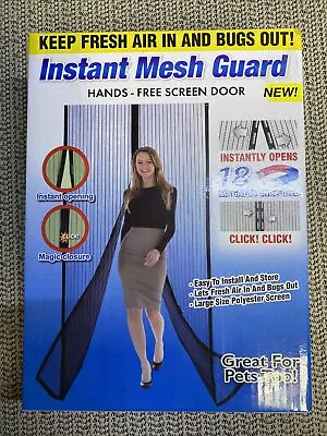 Magnetic Instant Mesh Guard Hands Free Screen Door No Tools Required • $10