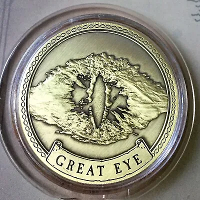 Great Eye Lord Of The Rings 38mm Collectors Coin In Capsule • £17.95